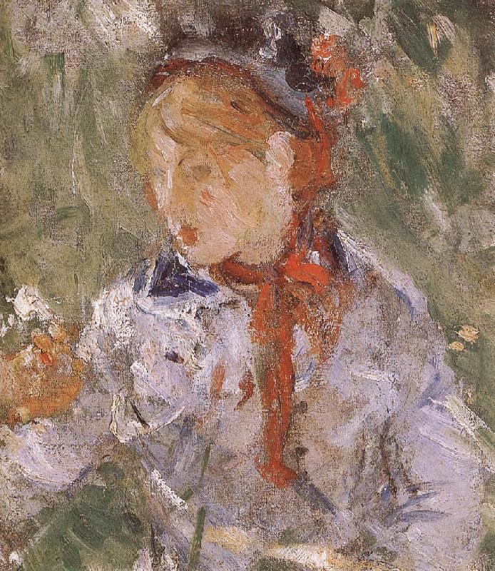 Berthe Morisot Detail of Mother and her son in the garden china oil painting image